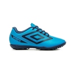 Chuteira Society Umbro Beat - Infantil AZUL