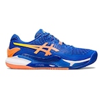 Tênis ASICS Gel-Resolution 9 Clay - Masculino AZUL/LARANJA CLA