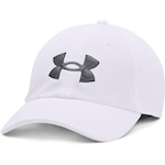 Boné Under Armour Aba Curva Strapback Blitzing Adj Hat - Adulto BRANCO