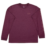 Camiseta Oakley Manga Longa Bark Heather LS Tee - Masculino ROXO