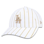 Boné New Era Feminino 9Twenty MLB Los Angeles Dodgers Aba Curva BRANCO