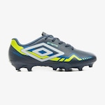 Chuteira Campo Umbro Prisma + - Adulto AZUL ESC/BRANCO