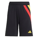 Shorts adidas Fortore 23 - Infantil PRETO/VERMELHO