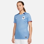 Camisa França I 2023/24 Nike Torcedora Pro - Feminina AZUL