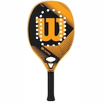 Raquete de Beach Tennis Wilson Modelo Nitro Carbono e Fibra LARANJA