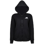 Jaqueta com Capuz New Balance Essentials Basic - Feminina PRETO/BRANCO