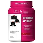 Whey Protein Femini Whey Max Titanium 600g Chocolate Nao Se Aplica