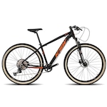 Bicicleta KSW Aro 29 12 velocidades Câmbio Shimano Freio a Disco - Adulto PRETO/LARANJA