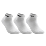 Meia Cano Médio adidas Cush Linear - 3 Pares - Adulto BRANCO