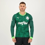 Camisa do Palmeiras Manga Longa I 2023 7 Dudu Puma - Masculina VERDE