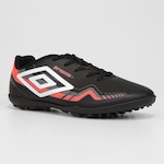 Chuteira Society Umbro Prisma + - Adulto PRETO/BRANCO