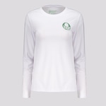 Camisa Palmeiras Brave Manga Longa - Feminina BRANCO