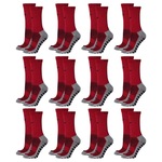 Kit Meiões Penalty Grip - 39 a 43 - 12 Pares - Masculina VERMELHO