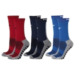 Kit Meiões Penalty Grip - 39 a 43 - 3 Pares - Masculina AZUL CLA/AZUL ESC