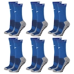 Kit Meiões Penalty Grip - 39 a 43 - 6 Pares - Masculina AZUL