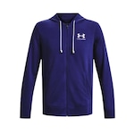 Blusão com Capuz Under Armour Ua Rival Terry Lc Fz - Masculino AZUL