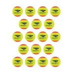 Kit Bolas Beach Tennis Penalty XXII Stage 2 - 18 Unidades Amarelo/Laranja