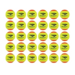 Kit Bolas Beach Tennis Penalty XXII Stage 2 - 30 Unidades Amarelo/Laranja