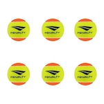 Kit Bolas Beach Tennis Penalty XXII Stage 2 - 6 Unidades Amarelo/Laranja