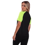 Camiseta Whats Wear Raglan com Proteção Solar UV - 3 unidades - Feminina BRANCO/VERDE