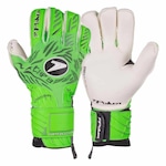 Luvas de Goleiro Poker Profissional Champion 8 Extended - Adulto VERDE/PRETO