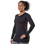 Camiseta Térmica Elite Manga Longa Uv50+ Fit Esporte Oviedo PRETO