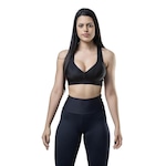 Top Fitness com Bojo Elite Recorte Premium UV50+ - Feminino PRETO