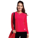 Camiseta Baby Look Manga Longa com Stretch Kanxa ROSA