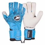 Luvas de Goleiro Poker Profissional Champion 8 Extended - Adulto AZUL/PRETO