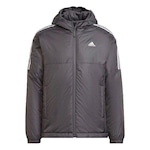 Jaqueta com Capuz adidas Essentials Insulated - Masculina PRETO/BRANCO