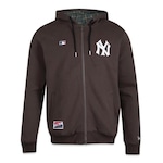 Jaqueta de Moletom com Capuz New Era New York Yankees Modern Classic - Masculina MARROM