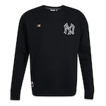 Blusão de Moletom New Era New York Yankees Classic - Masculino PRETO