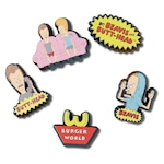 Kit Jibbitz Crocs Beavis And Butthead - 5 Unidades BRANCO