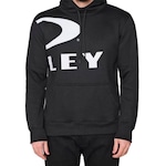 Blusão Moletom Com Capuz Oakley Big Ellipse Pullover Blackout - Masculino PRETO