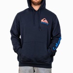 Blusão Moletom Com Capuz Quiksilver Fechado Omni Logo - Masculino PRETO