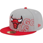 Boné Aba Reta New Era 59FIFTY FITTED CHICAGO BULLS NBA DRAFT 2023 - Fechado - Adulto CINZA