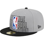 Boné Aba Reta New Era 59FIFTY FITTED OFFICIAL NBA DRAFT 2023 - Fechado - Adulto CINZA