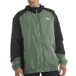 Jaqueta com Capuz Mizuno Soul 2 - Masculino VERDE/PRETO