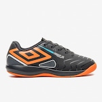 Chuteira Futsal Umbro Pro 5 - Infantil PRETO/LARANJA