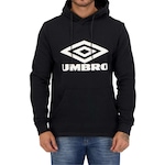 Blusão de Moletom Umbro Diamond Essential - Unissex PRETO