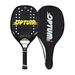 Raquete de Beach Tennis Optum Full Carbono 12k PRETO