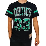 Camiseta Mitchell & Ness NBA Boston Celtics Larry Bird - Masculino PRETO