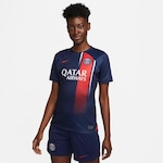 Camisa Paris Saint-Germain I 2023/24 Torcedora Pro Nike - Feminina AZUL