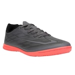 Chuteira Futsal Topper Slick IV - Adulto CINZA/PRETO