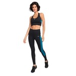 Conjunto Mizuno Top + Legging Soul Fit New - Feminino PRETO/AZUL