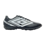 Chuteira Society Umbro Beat - Adulto PRETO/BRANCO