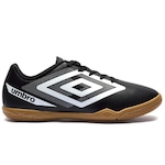 Chuteira Futsal Umbro Beat - Adulto PRETO/BRANCO