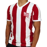 Camisa do Náutico RetrôMania Retro 1986 Hexacampeão Pernambucano - Masculino VERMELHO/BRANCO