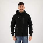 Jaqueta com Capuz Kappa Polar Fleece - Masculina PRETO