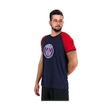 Camiseta Paris Saint-Germain Balboa Mbappé - Masculina AZUL ESC/VERMELHO